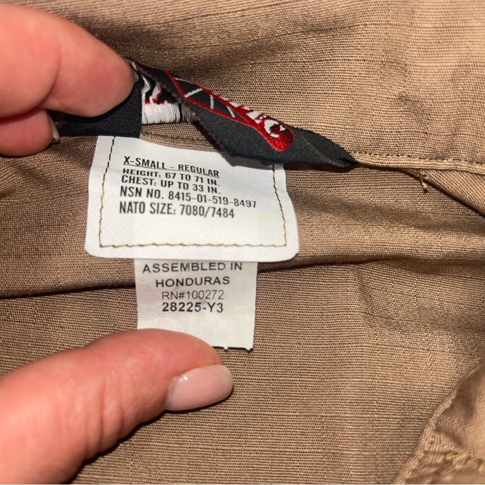 NWT Tru‎ Spec Shirt Mens XSMALL  Brown Camel Ripstop Tactical Response Uniform - Picture 3 of 8